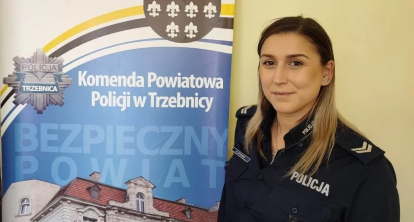 Jechała pod eskortą policji