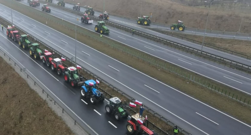 Od jutra rolnicy protestują na S5. Wyznaczono objazdy