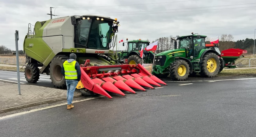 Protest rolników - gigantyczne korki na drogach i w mieście