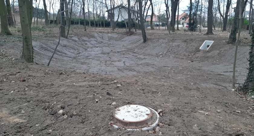 W parku znowu będzie staw