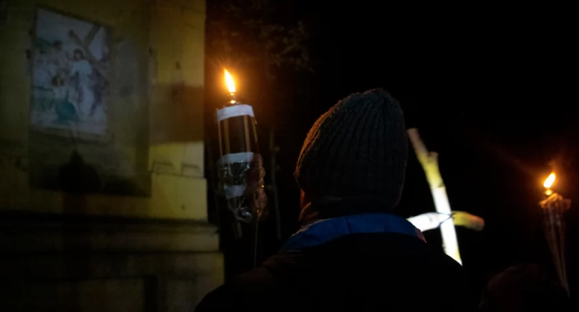Męska Droga Krzyżowa w Trzebnicy