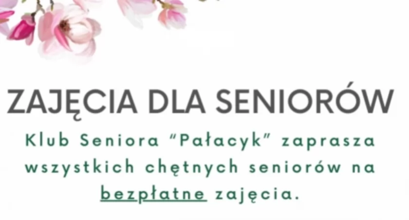 Bezpłatne zajęcia dla seniorów