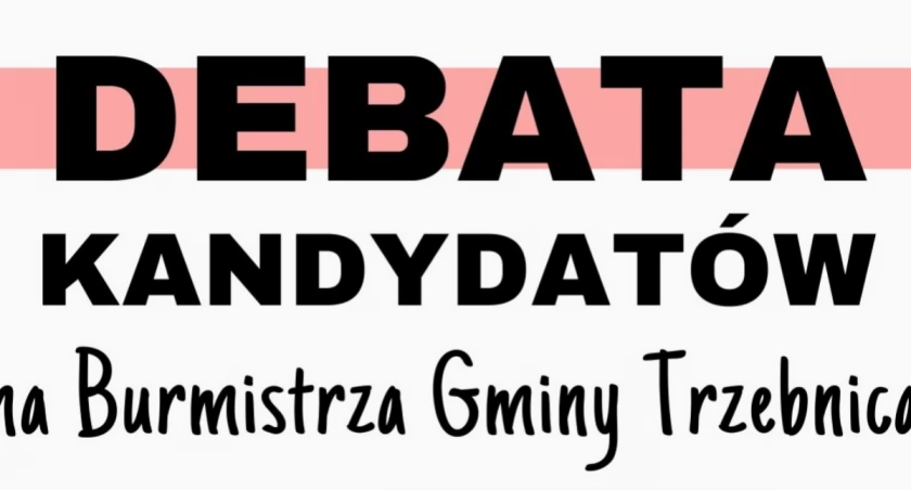 Zapraszamy na debatę kandydatów na Burmistrza Gminy Trzebnica