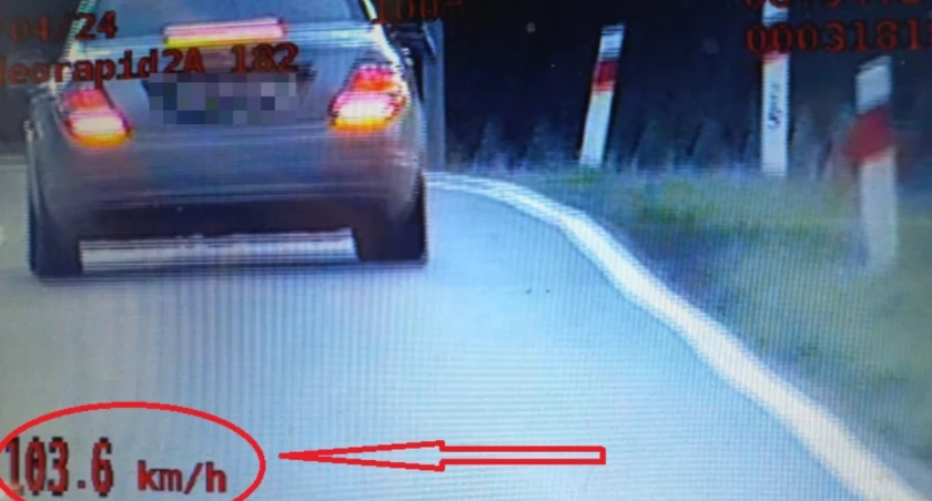 Policjanci zabrali mu prawo jazdy