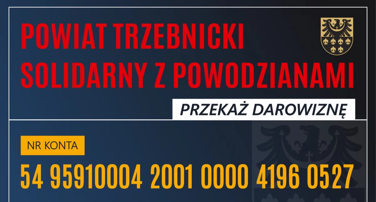 Powiat Trzebnicki uruchamia pomocowy rachunek bankowy