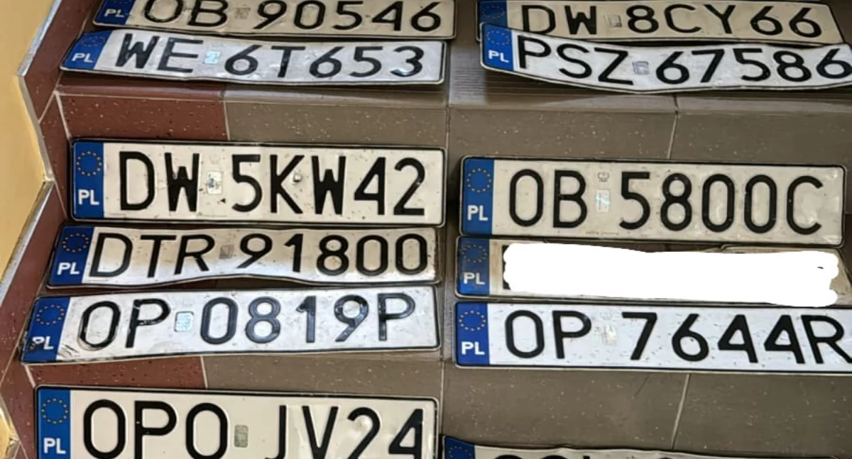Rejestracje znalezione po powodzi. Są tablice z powiatu trzebnickiego