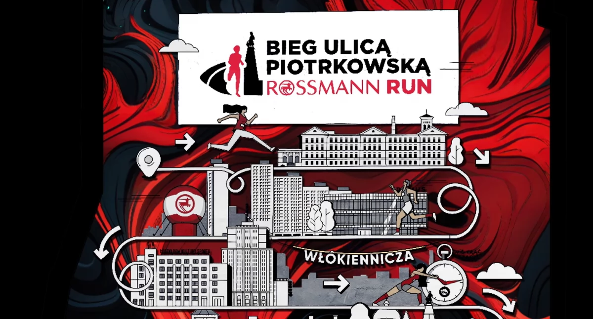 Rozbiegany mural Rossmanna na Light Move Festival