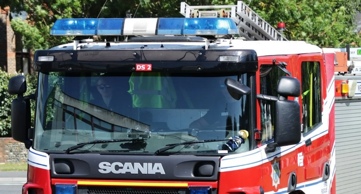 Samochód osobowy wypadł z drogi