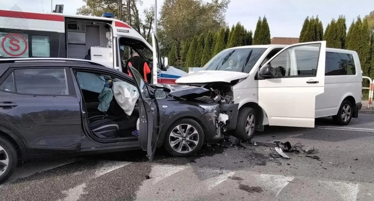 Kia zderzyła się z Volkswagenem