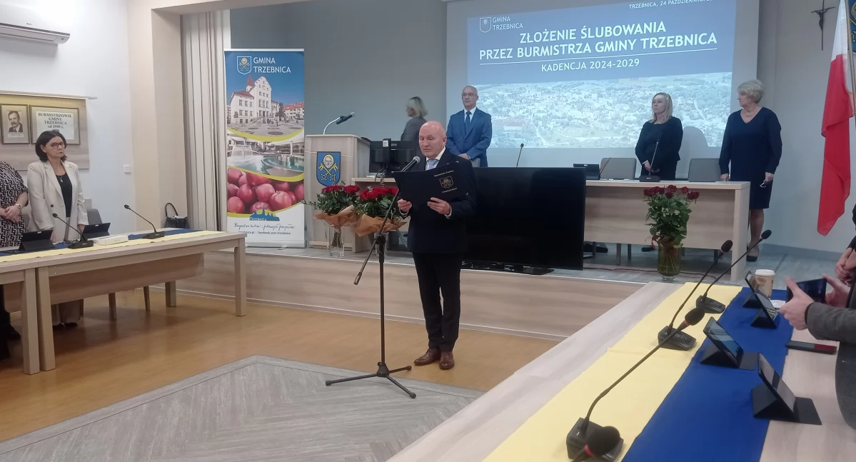 Burmistrz Gminy Trzebnica złożył ślubowanie