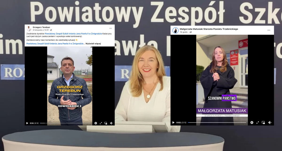 „Filmowa” dyskusja w sprawie odwołania dyrektorki. Tym razem nagranie publikuje starosta