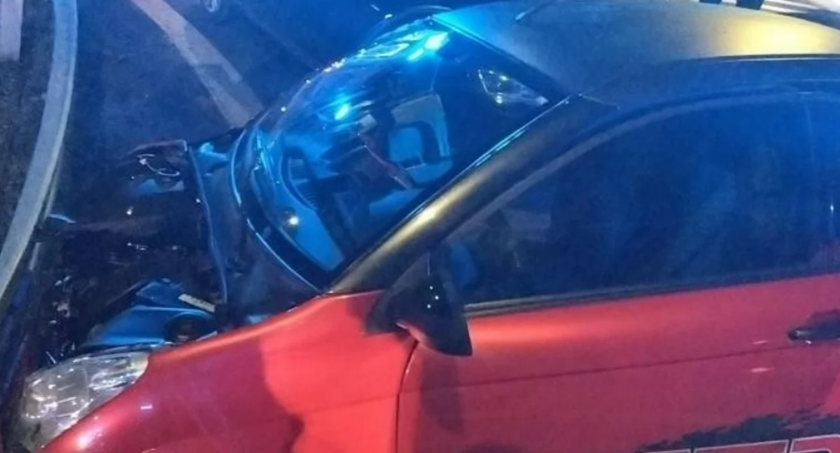 Kraksa w Żmigrodzie. Dwa się zderzyły - trzeci oberwał
