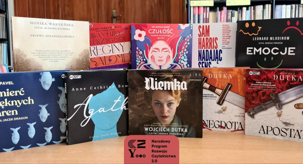 W bibliotece pojawiły się nowe audiobooki. Każdy znajdzie coś dla siebie