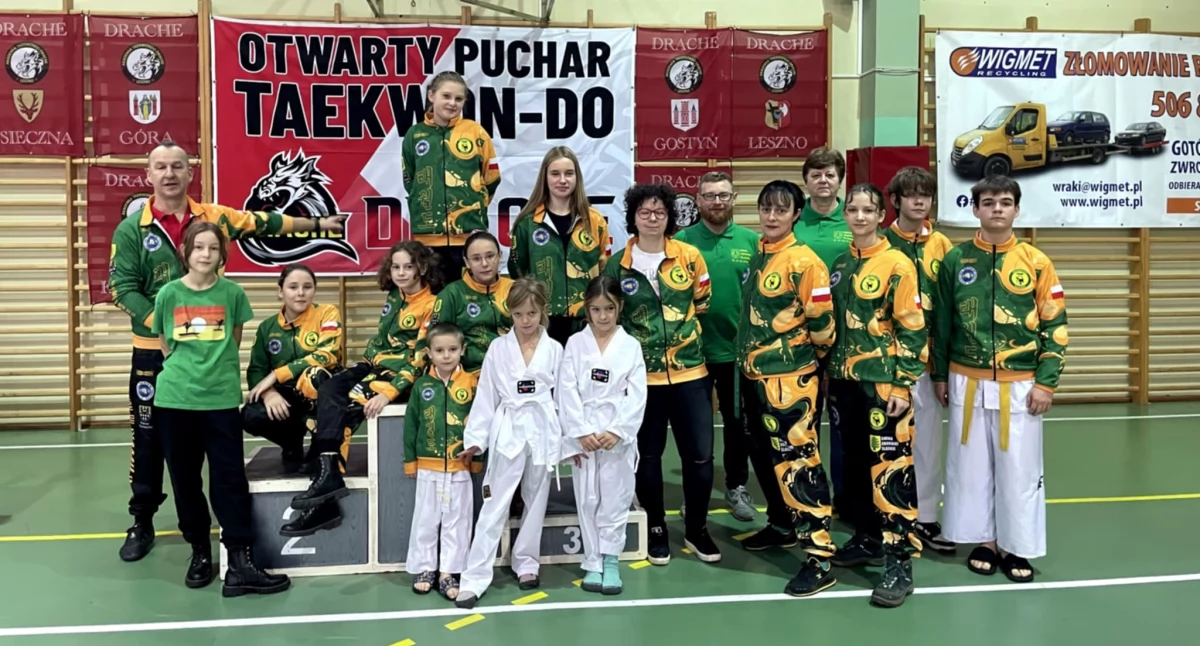 Wielokrotnie na podium w zawodach Taekwon-Do
