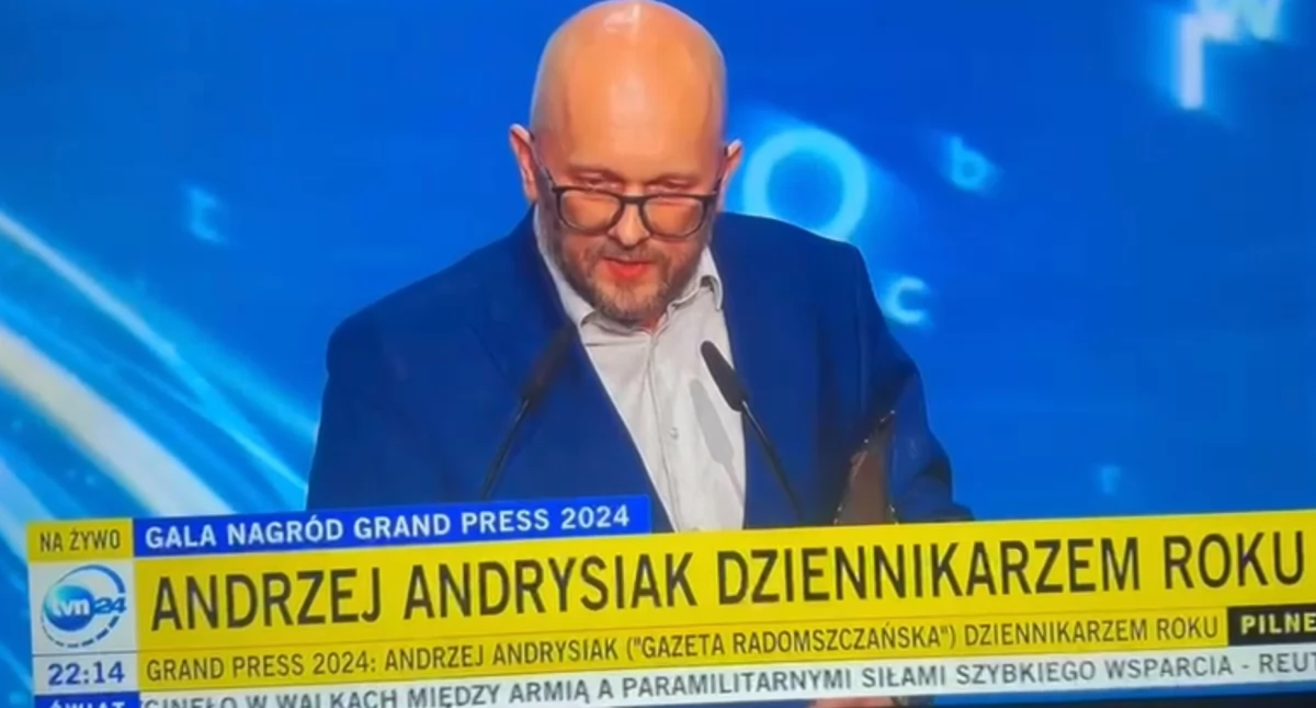 Triumf lokalnego dziennikarstwa. Andrzej Andrysiak Dziennikarzem Roku 2024. Gratulujemy