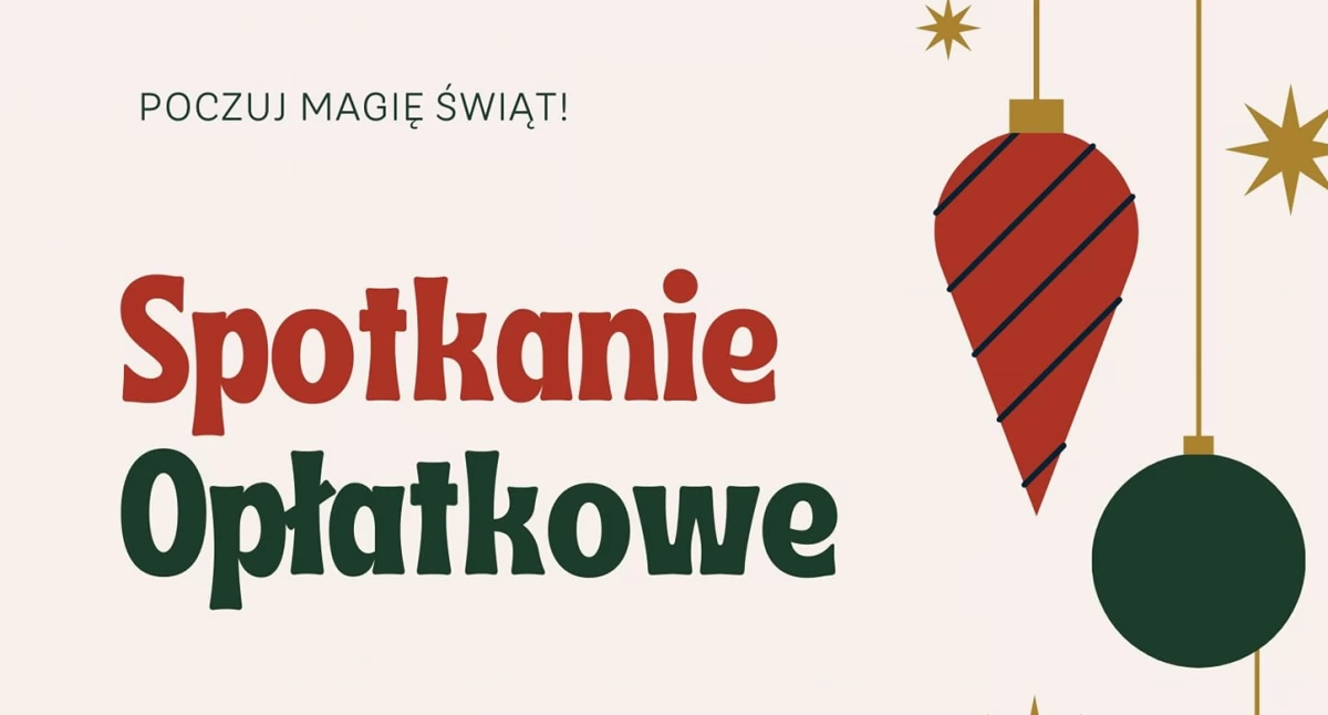 Spotkanie opłatkowe z wizytą świętego Mikołaja