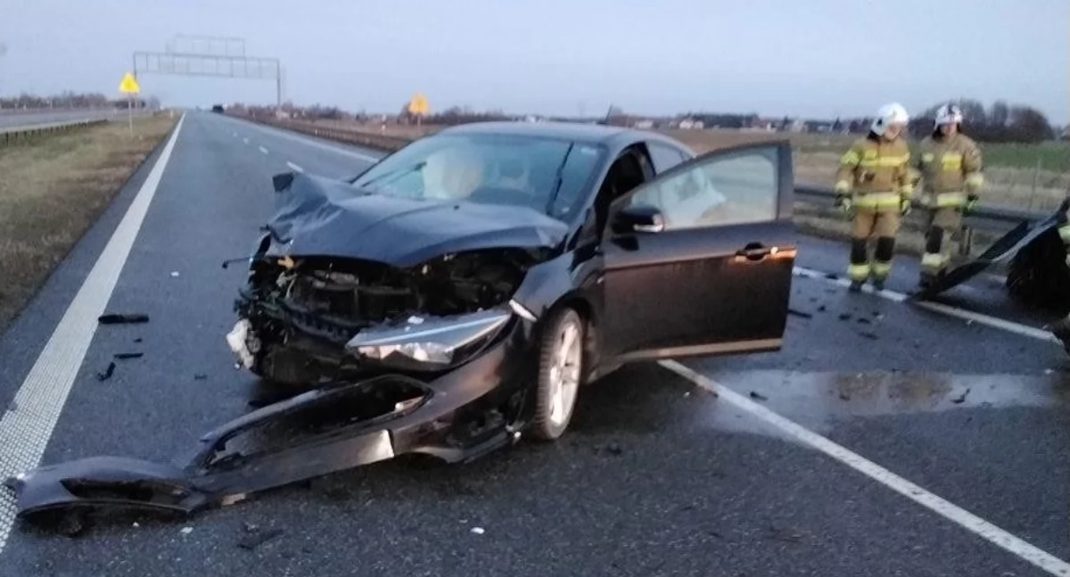 Wypadek na S5 w Nowy Rok. Droga została całkowicie zablokowana