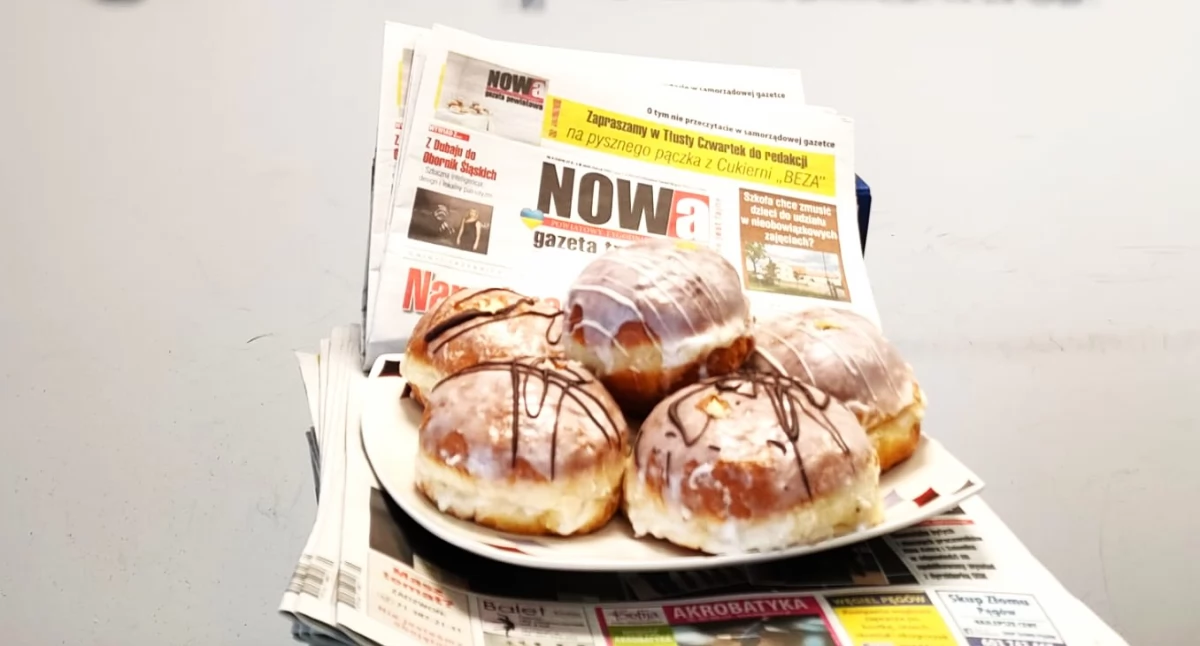 Tłusty Czwartek z naszą redakcją! Zapraszamy na pyszne pączki z Cukierni BEZA!