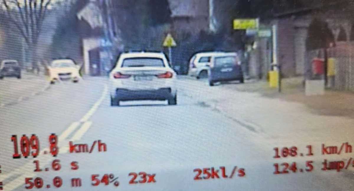 40-latek w BMW szalał po mieście