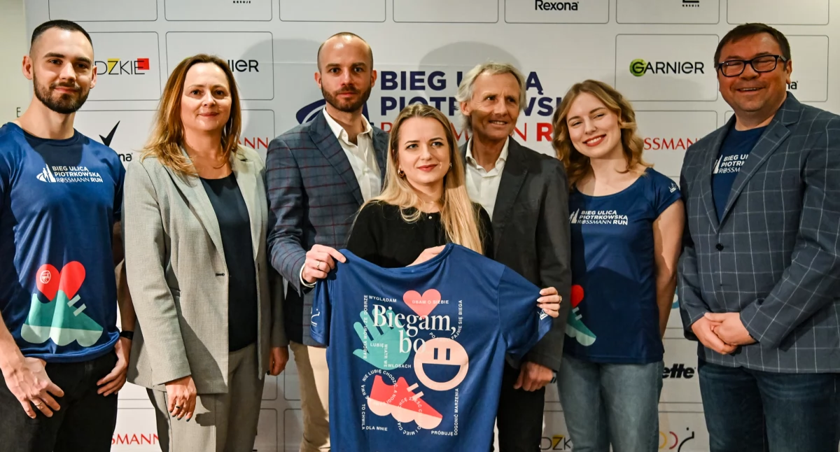 Premiera nowej koszulki na Bieg Ulicą Piotrkowską Rossmann Run