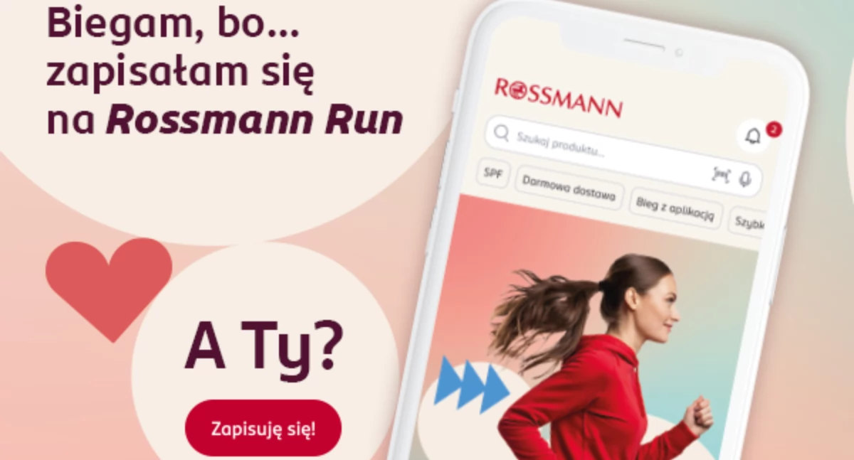 Bieg Rossmann Run z aplikacją dla 500 tys. biegaczy