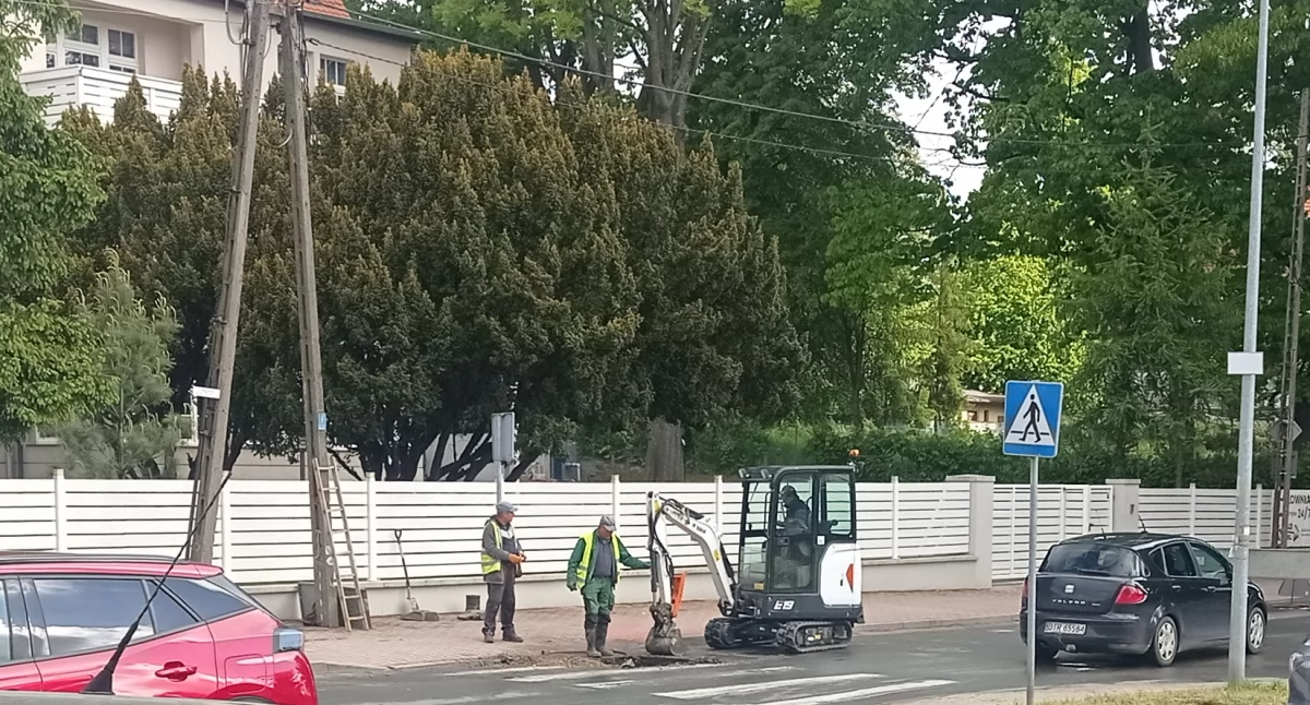 Na Armii Krajowej w Trzebnicy trwają prace