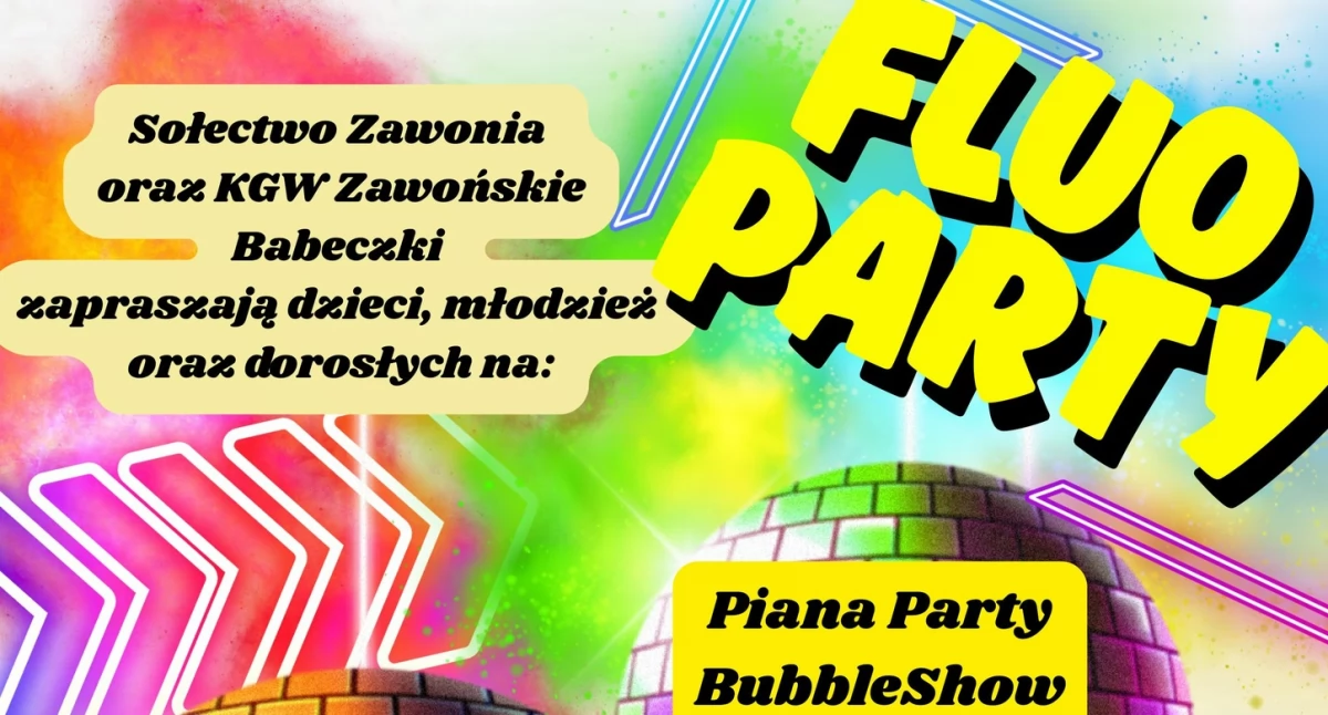 Zabawa kolorami. Fluo Party w Zawoni już w sobotę!