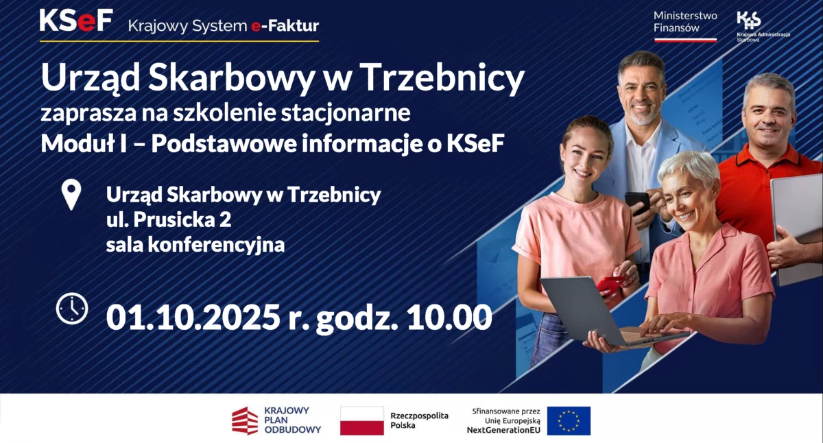 Szkolenie stacjonarne o KSeF w Trzebnicy