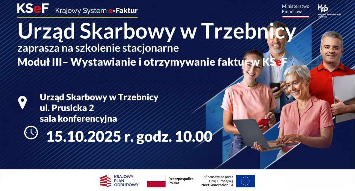 Dołącz do kolejnego szkolenia z KSeF w Trzebnicy!