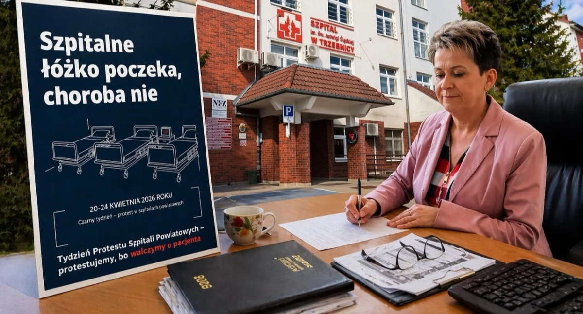 Czarny tydzień: - Nie można limitować choroby, a NFZ nas nie słyszy - rozmawiamy z dyrektor trzebnickiego szpitala