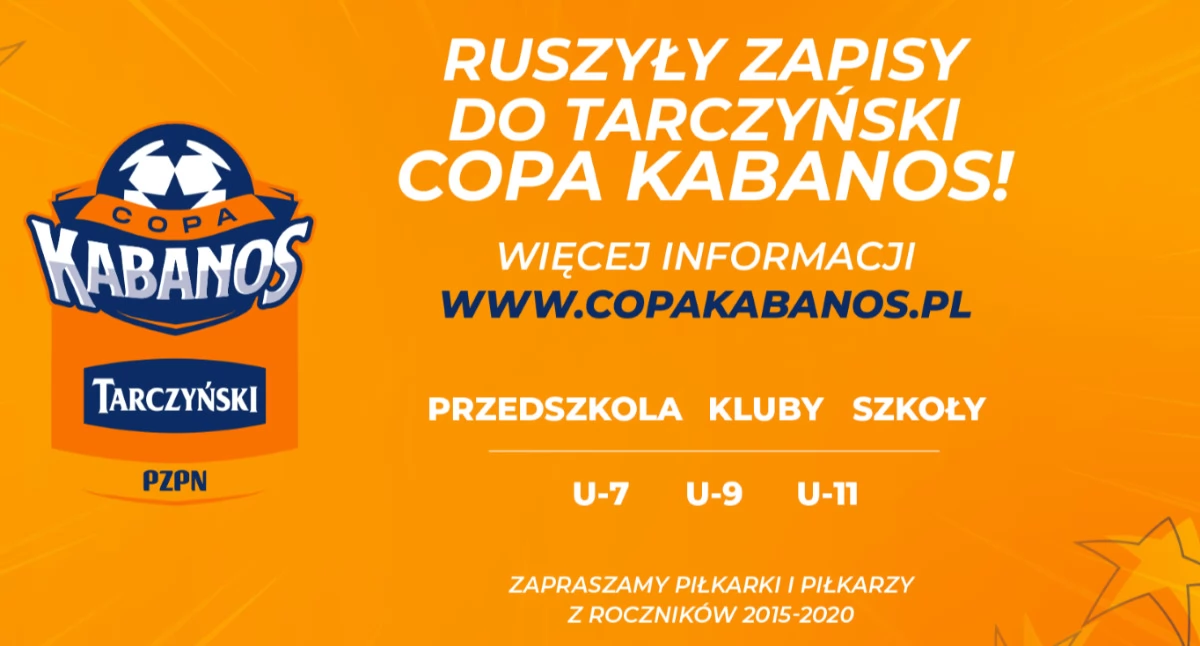 Dziecięcy futbol w nowej odsłonie. Startuje Tarczyński Copa Kabanos