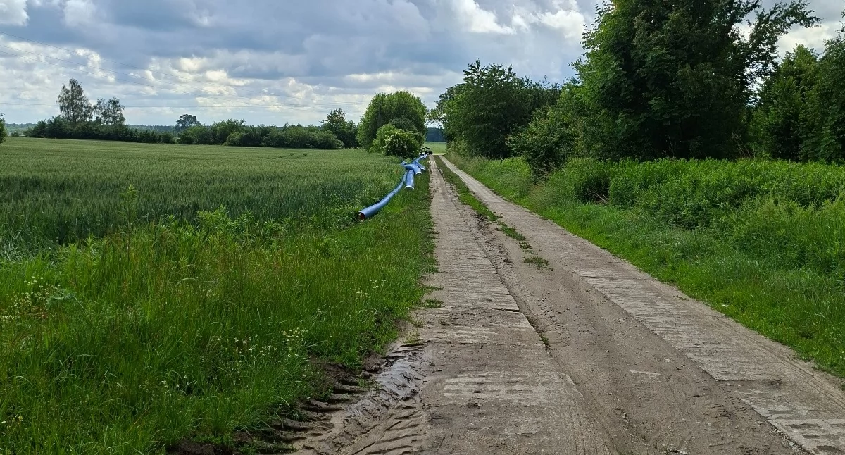 Postęp prac przy rozbudowie sieci wodociągowej i kanalizacyjnej w gminie Wisznia Mała