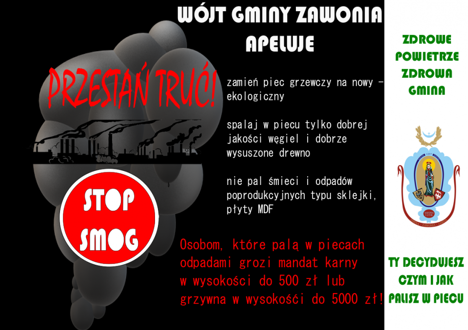 Palenie śmieci i odpadów szkodzi środowisku, w którym żyjesz!