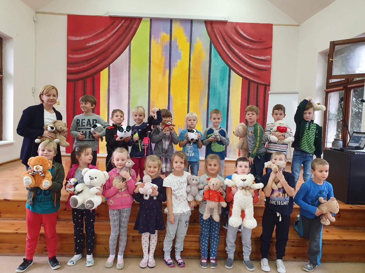 Dzień Pluszowego Misia w szkole w Pęgowie