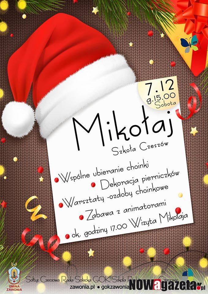 Święty Mikołaj odwiedzi Czeszów!