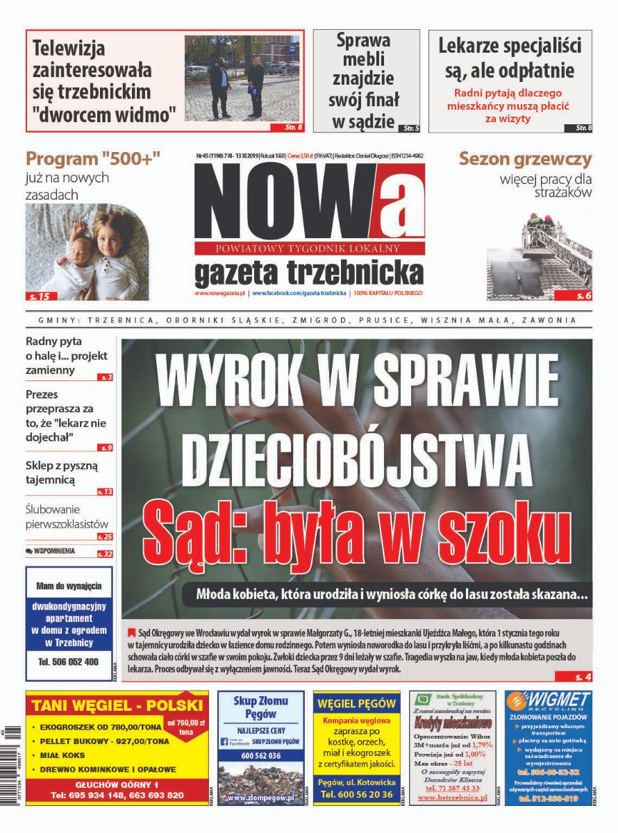 W czwartek ukaże się 1198 numer NOWej Gazety Trzebnickiej