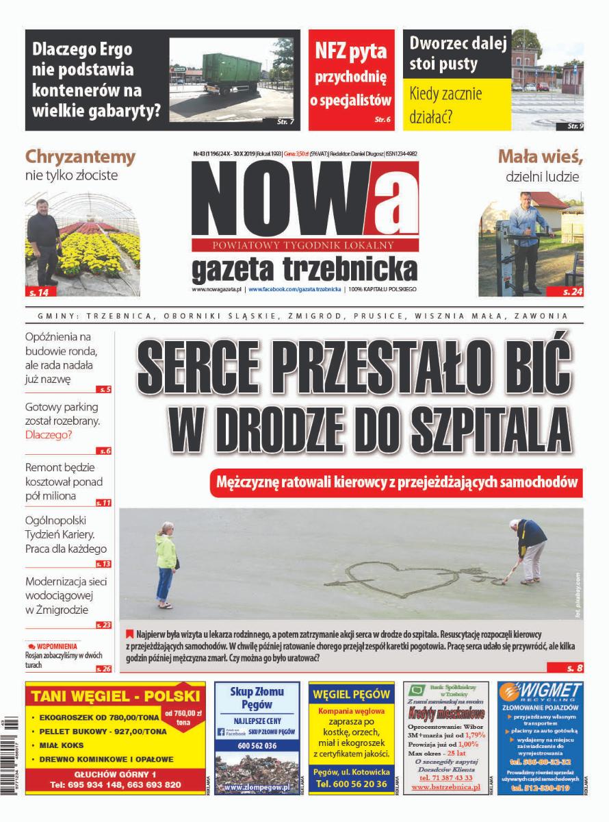1196 numer NOWej Gazety Trzebnickiej trafia właśnie do punktów sprzedaży