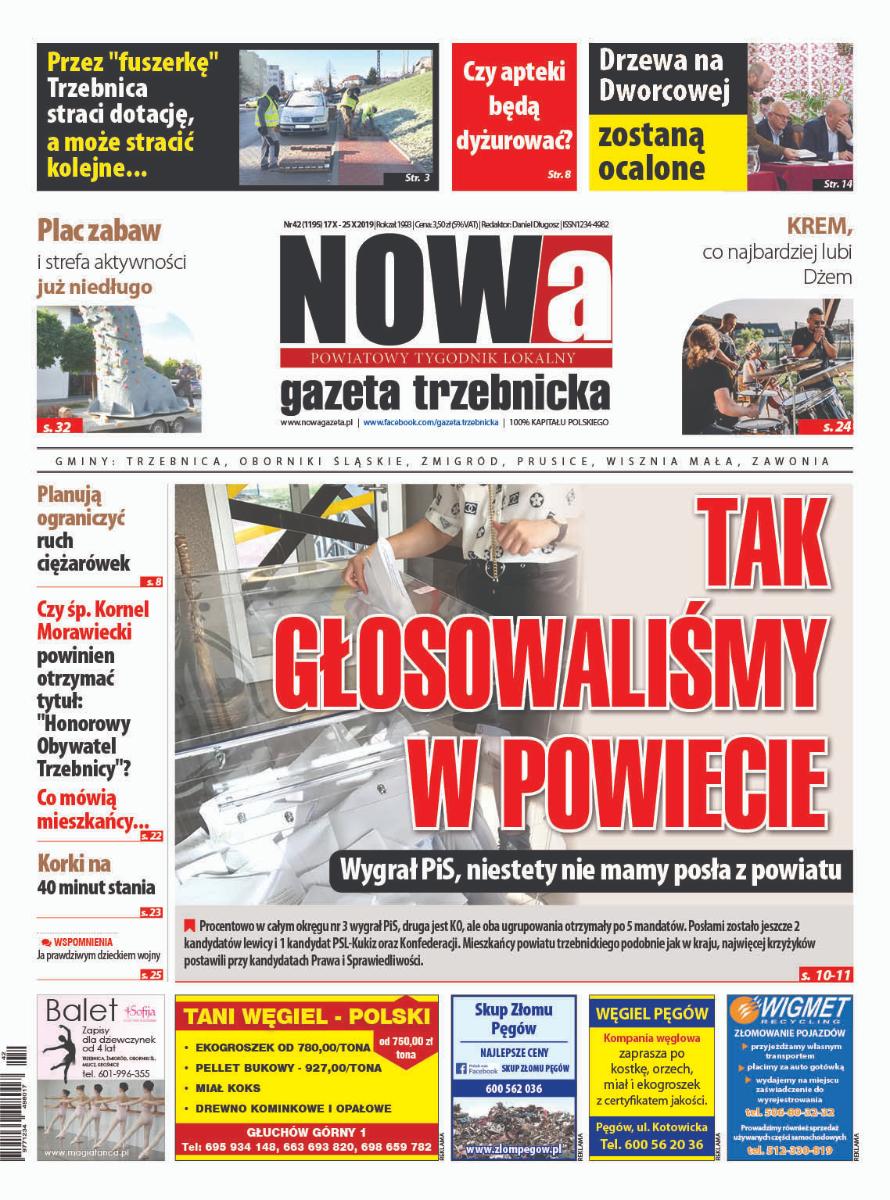 1195 numer NOWej Gazety Trzebnickiej trafił do drukarni. W czwartek do nabycia w Waszych miejscowościach