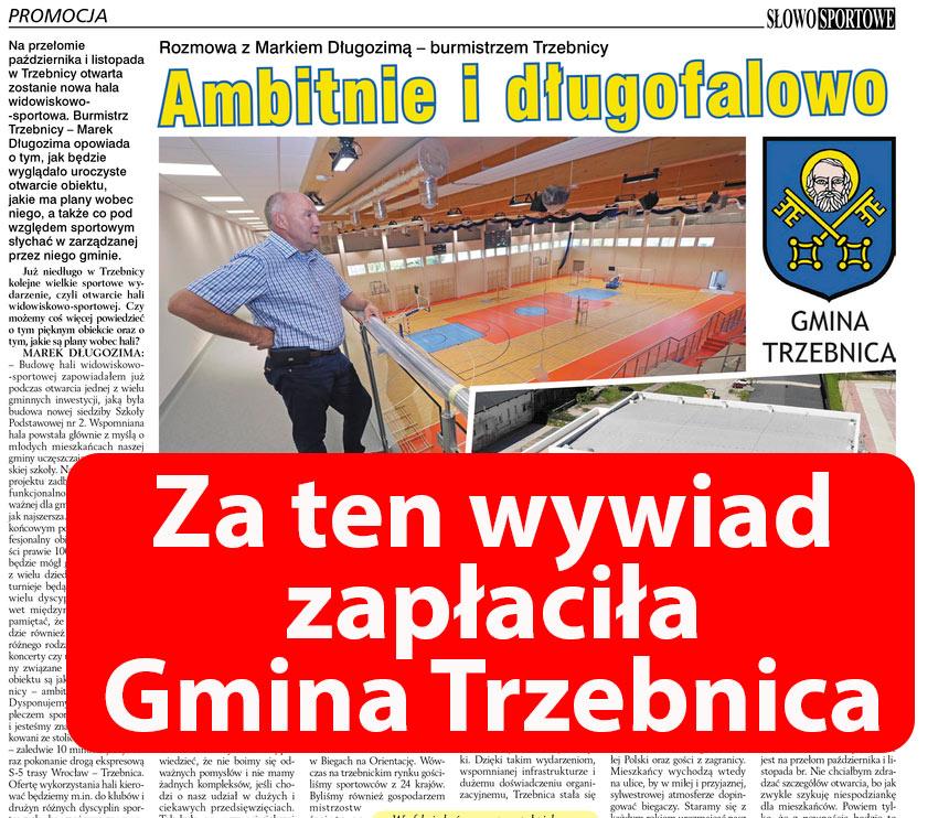 Jak burmistrz wywiad w gazecie kupował?