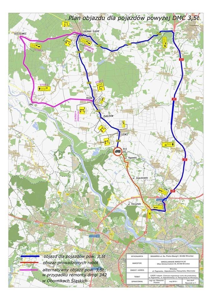 Szewce ofiarą remontów wrocławskich dróg