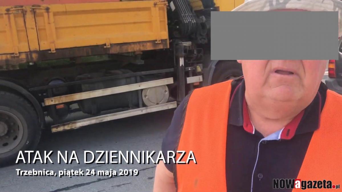 Atak na dziennikarza