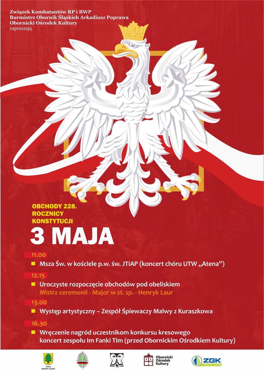 Jak w Obornikach Śl. obchodzone będą uroczystości 3 maja?