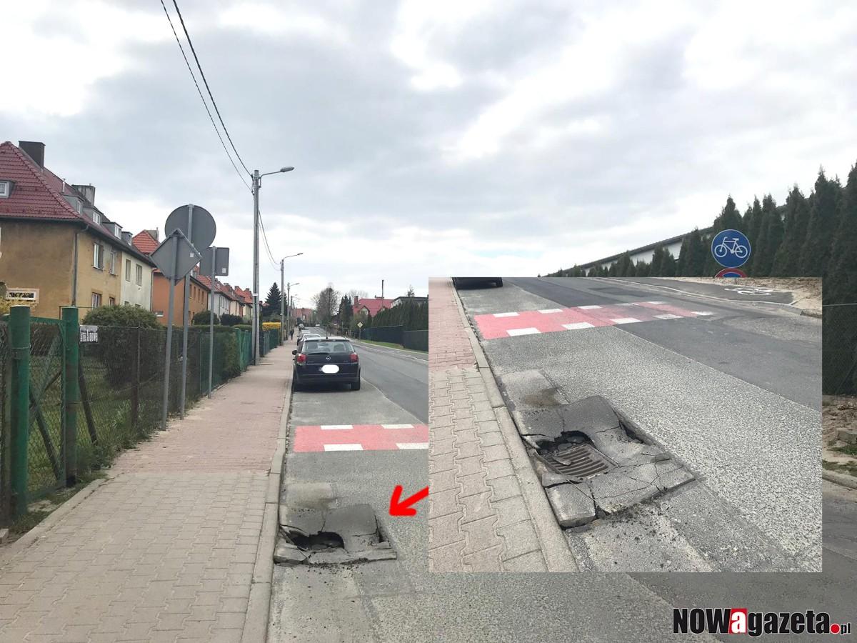 Zapadła się studzienka. Uważajcie