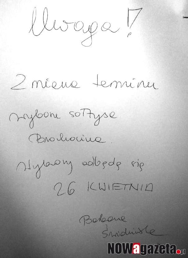Zamieszanie z wyborami sołtysów