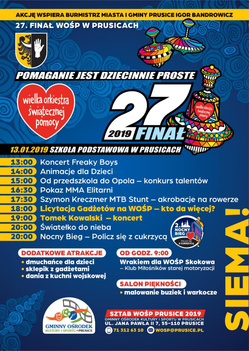 WOŚP w Prusicach. Sprawdź program