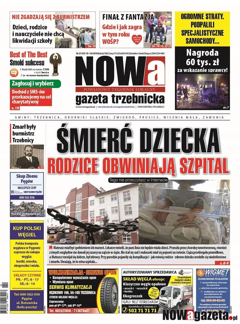 Przypominamy, że w sprzedaży jest aktualny 2/2019 numer NOWej gazety trzebnickiej