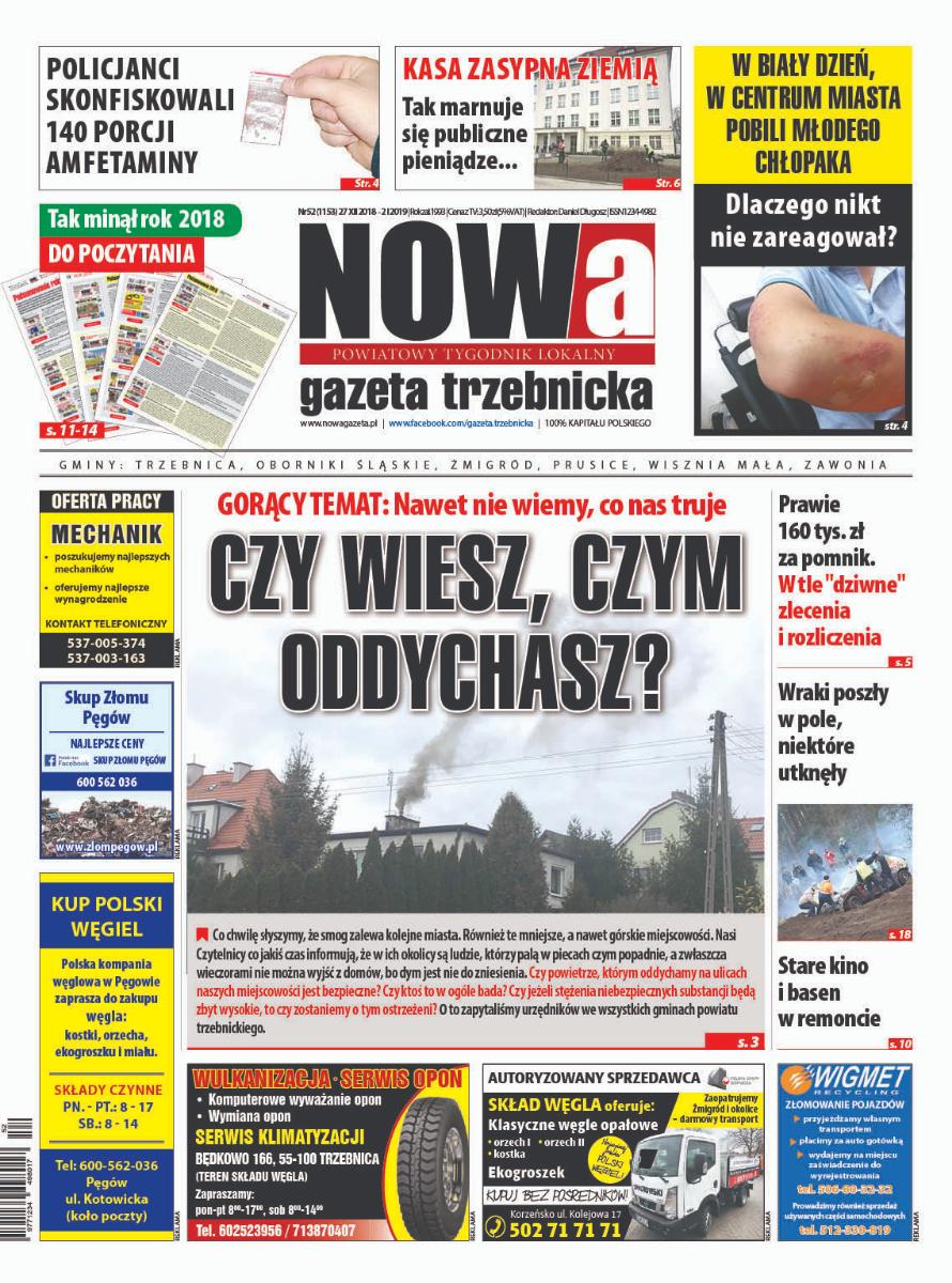 Już od dziś w sprzedaży 52/2018 numer NOWej Przegląd wydania nr 52