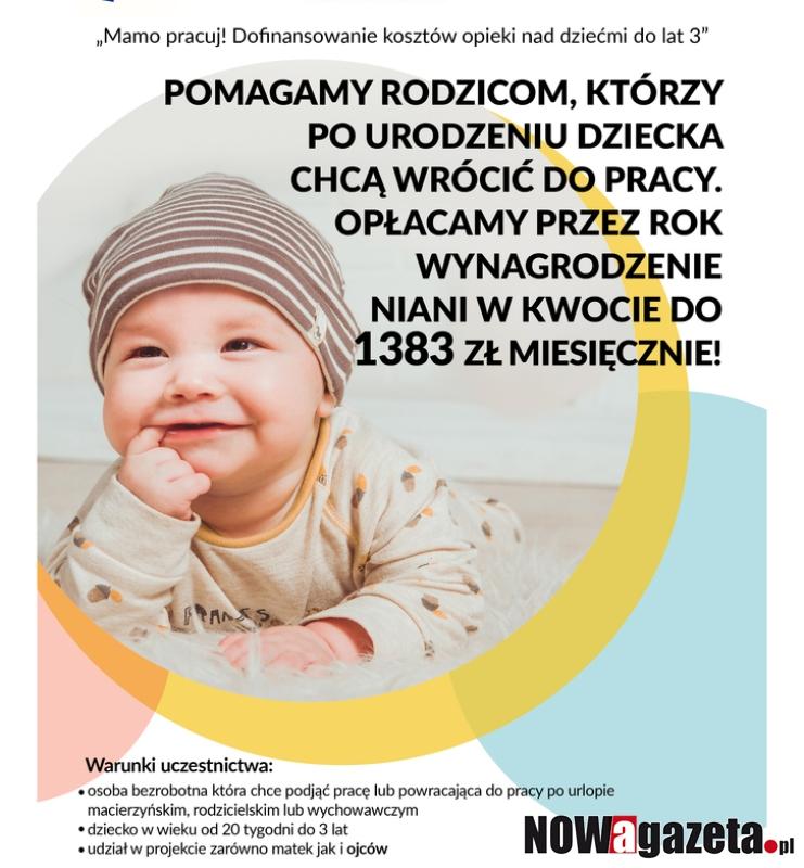 Projekt wspierający mamy w powrocie do pracy
