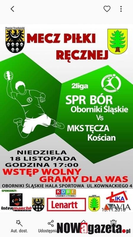 Oborniccy szczypiorniści zagrają już w niedzielę. Będzie zielono?