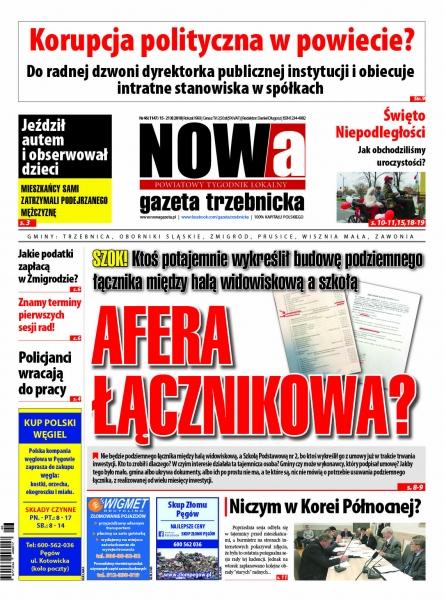 Od dziś w sprzedaży nowy 46 numer NOWej gazety trzebnickiej